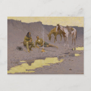 Cartes Pour Fêtes Annuelles Frederic Remington - Une nouvelle année sur le Cim