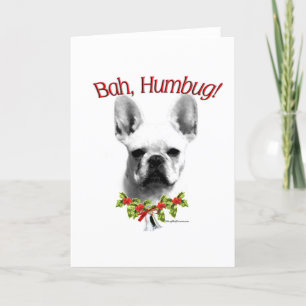Cartes Pour Fêtes Annuelles French Bulldog Bah Humbug