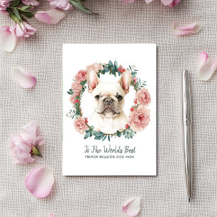 Cartes Pour Fêtes Annuelles French Bulldog Chien Maman Fête des mères