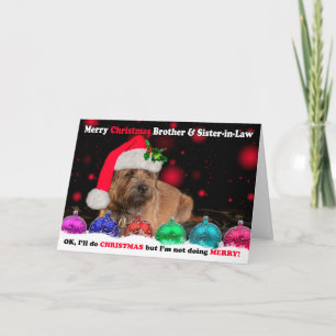 Cartes Pour Fêtes Annuelles Frère et belle-soeur Frère Grumpy Frontière Terrie