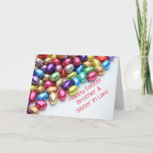 Cartes Pour Fêtes Annuelles Frère et femme heureux Pâques