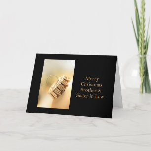 Cartes Pour Fêtes Annuelles Frère et soeur en droit Noël