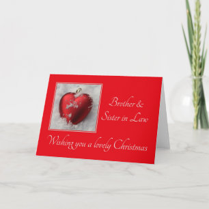 Cartes Pour Fêtes Annuelles Frère et soeur en droit Noël