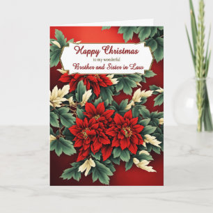 Cartes Pour Fêtes Annuelles Frère et Soeur en droit Points de Noël