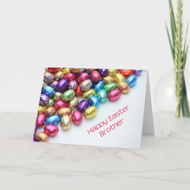 Cartes Pour Fêtes Annuelles Frère Happy Pâques (Devant)