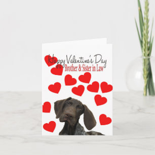Cartes Pour Fêtes Annuelles Frère & Soeur en Droit Glossy Grizzly Valentine