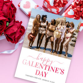 Cartes Pour Fêtes Annuelles Friends Galentine's Day Photo