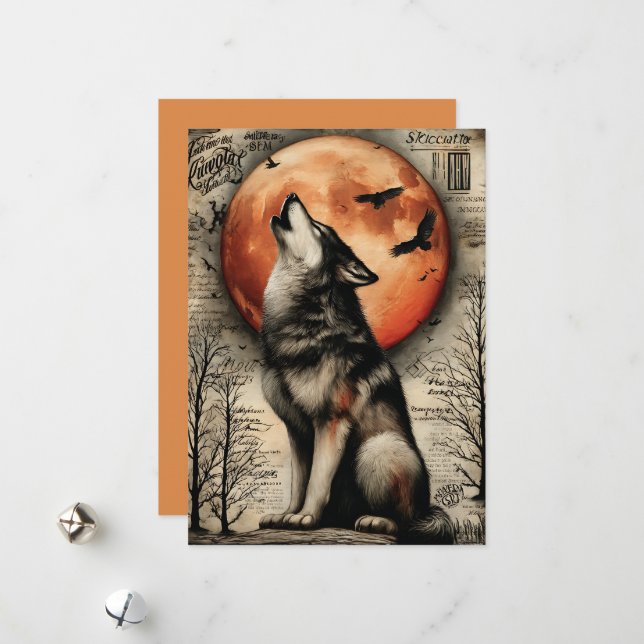 Cartes Pour Fêtes Annuelles Fright & Delight Halloween (Devant/Arrière en situation)