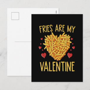 Cartes Pour Fêtes Annuelles Frites Sont Mon Valentin