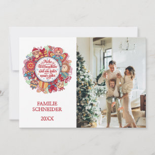 Cartes Pour Fêtes Annuelles Frohe Weihnachten