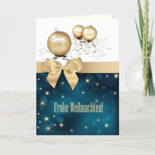 Cartes Pour Fêtes Annuelles Frohe Weihnachten.Carte de Noël en allemand