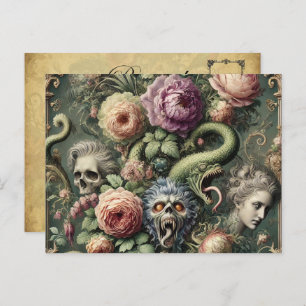 Cartes Pour Fêtes Annuelles Frontières du baroque - Gothique victorien