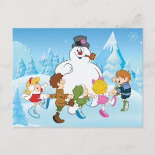 Cartes Pour Fêtes Annuelles Frosty Snowman™ hiver