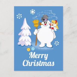 Cartes Pour Fêtes Annuelles Frosty the Snowman™   Frosty & Karen Winter Fun