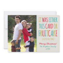 Fruitcake amusant Joyeuses Fêtes