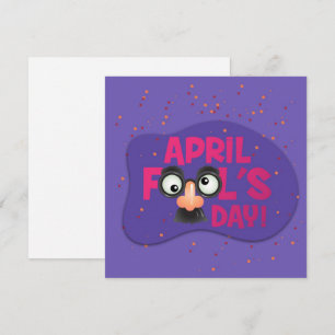 Cartes Pour Fêtes Annuelles Fun coloré April Fools Day