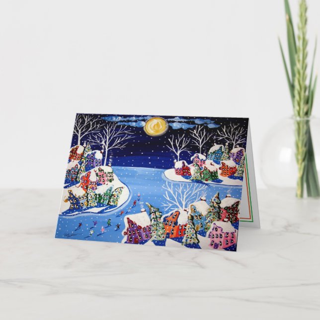 Cartes Pour Fêtes Annuelles Fun Fun Fun Fun Fun Art Holiday Card (Devant)