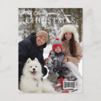 Fun Magazine Style de couverture de Noël Photo