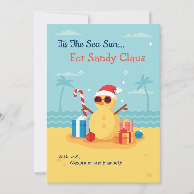 Cartes Pour Fêtes Annuelles Fun Santa Claus saison Bonne année (Devant)