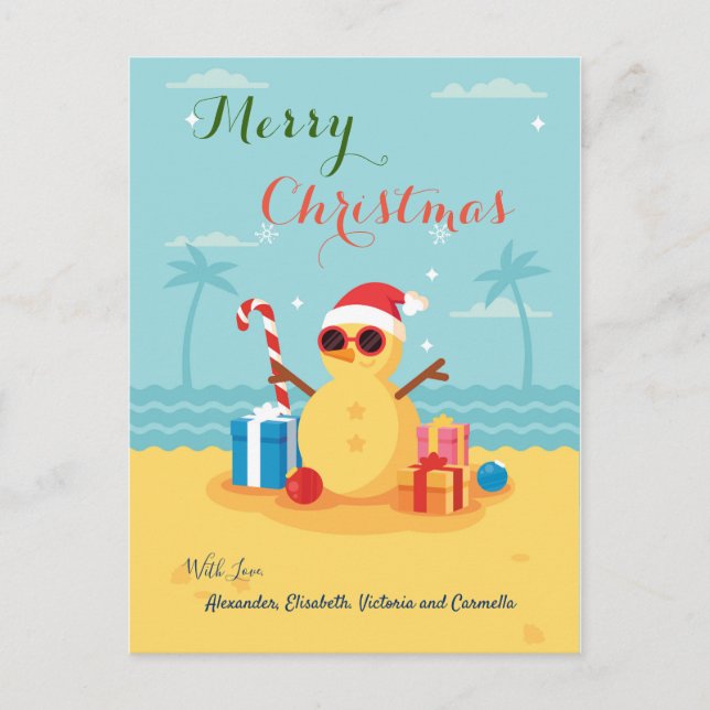 Cartes Pour Fêtes Annuelles Fun Santa Claus saison Bonne année (Devant)