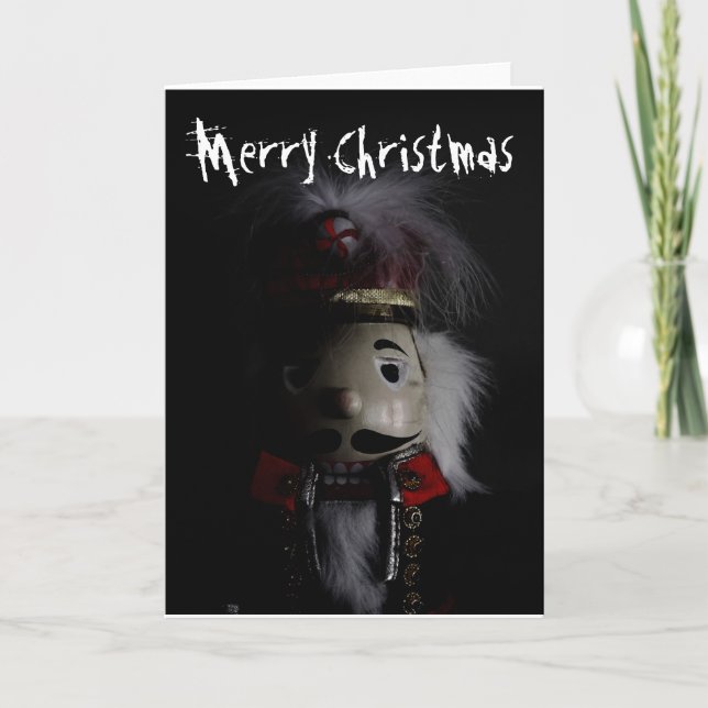 Cartes Pour Fêtes Annuelles Funky Déplaisant Nutcracker (Devant)