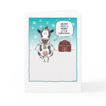 Funky Heifer Self Cow Noël