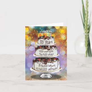 Cartes Pour Fêtes Annuelles Funny 100th Birthday Card - Année Time Count 100