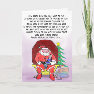 Cartes Pour Fêtes Annuelles Funny Christmas Card