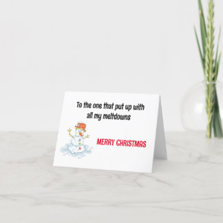 Cartes Pour Fêtes Annuelles Funny Christmas Card,