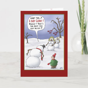Cartes Pour Fêtes Annuelles Funny Christmas Cards: Size Matters
