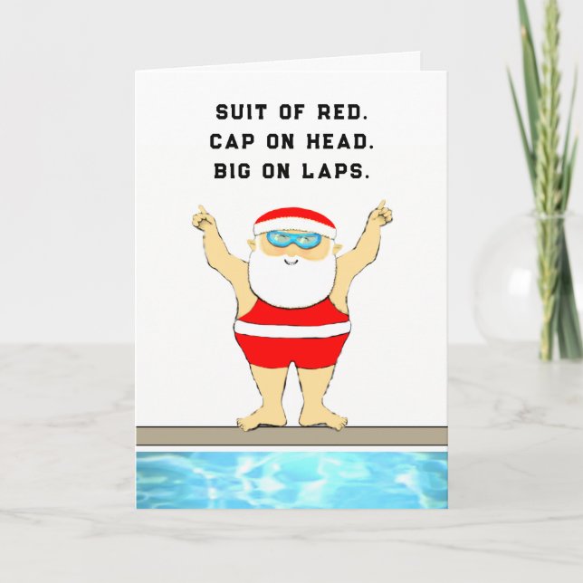 Cartes Pour Fêtes Annuelles Funny Christmas Holiday Card (Devant)