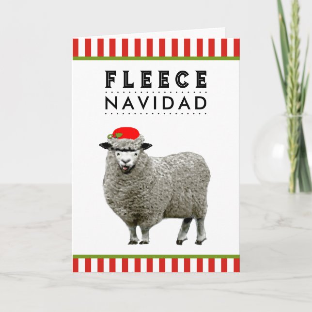 Cartes Pour Fêtes Annuelles Funny Feliz Navidad (Devant)