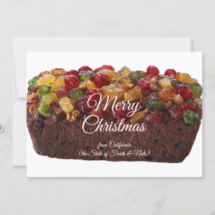 Cartes Pour Fêtes Annuelles Funny Joyeux Noël de Californie