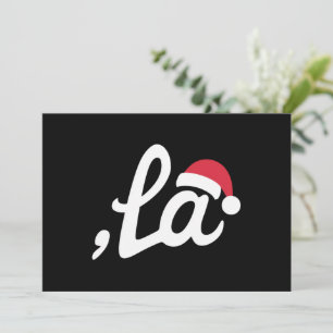 Cartes Pour Fêtes Annuelles Funny Kamala Harris 2024 Comma La Christmas
