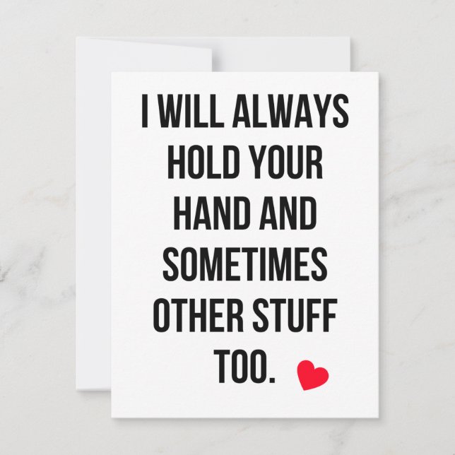 Cartes Pour Fêtes Annuelles Funny Naughty Dirty Valentine's day card (Devant)