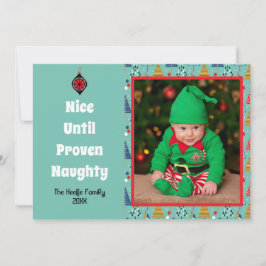 Cartes Pour Fêtes Annuelles Funny Naughty Retro Photo de Noël