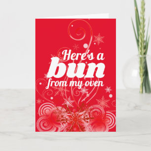 Cartes Pour Fêtes Annuelles Funny Noël cannelle pain boulangerie de Noël Vacan