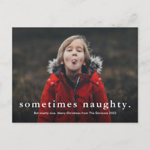 Cartes Pour Fêtes Annuelles Funny Parfois Naughty 3 Photo Joyeux Noël