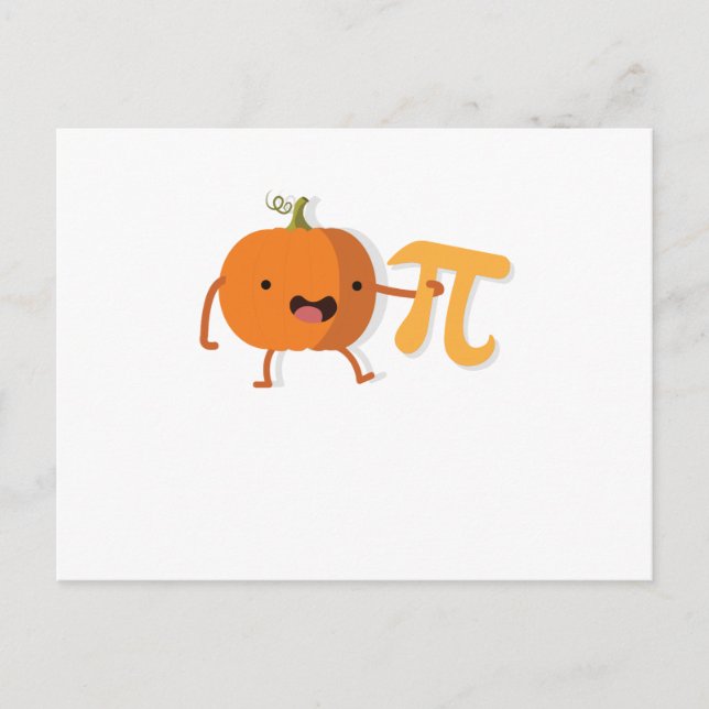Cartes Pour Fêtes Annuelles Funny Pi Halloween (Devant)