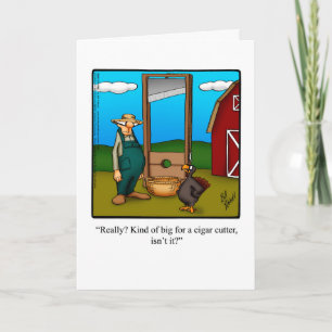Cartes Pour Fêtes Annuelles Funny Thanksgiving Humor Greeting Card