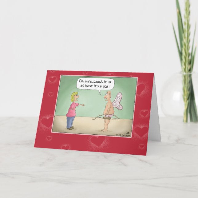 Cartes Pour Fêtes Annuelles Funny Valentine Card : Rire-le (Devant)