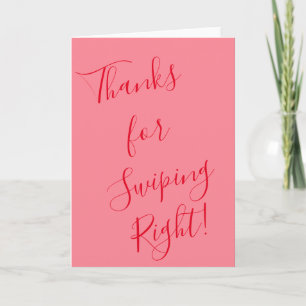Cartes Pour Fêtes Annuelles Funny Valentine Day Card Merci pour l'essuyage à d