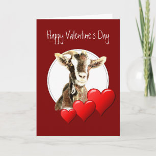 Cartes Pour Fêtes Annuelles Funny Valentine de Vieux Chèvre qui vous aime humo