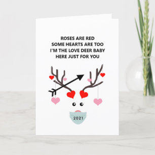 Cartes Pour Fêtes Annuelles Funny Valentines Day 2021 Girlfriend personnalisée