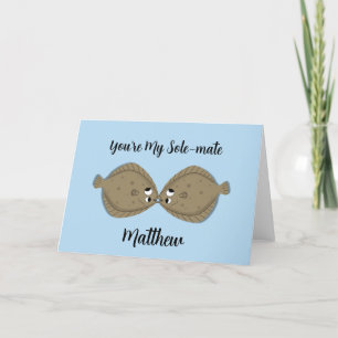 Cartes Pour Fêtes Annuelles Funny Valentines Jour Poisson unique Mate