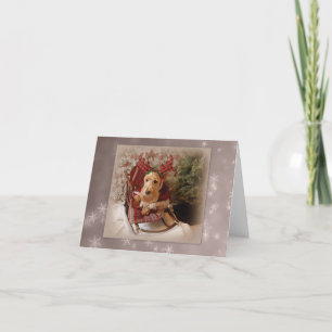 Cartes Pour Fêtes Annuelles Furry & Bright Howliday