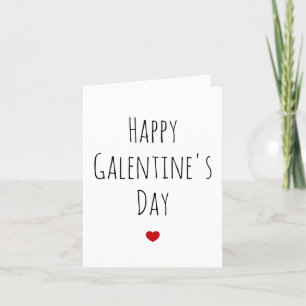 Cartes Pour Fêtes Annuelles Galentines Jour mignon Coeur Rouge Meilleur Ami Pe