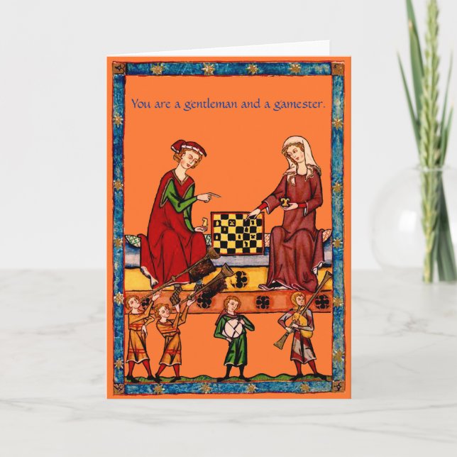 Cartes Pour Fêtes Annuelles Gamester (Devant)