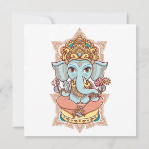 Cartes Pour Fêtes Annuelles Ganesh