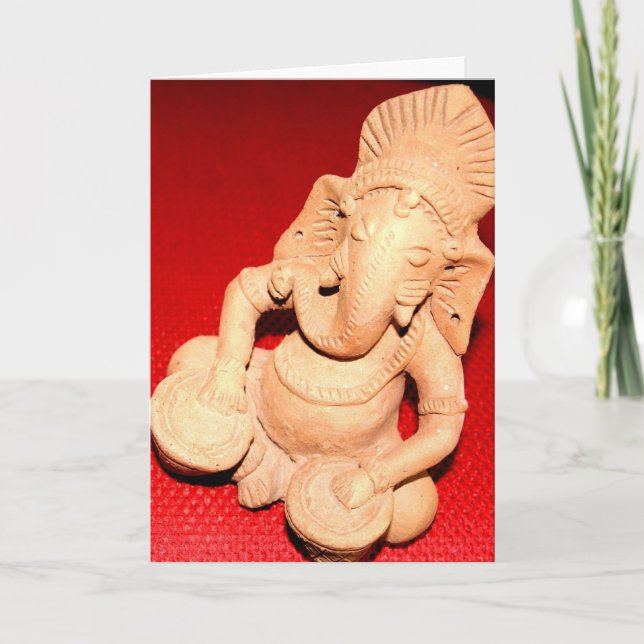Cartes Pour Fêtes Annuelles Ganesha (Devant)